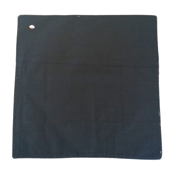 Stunning Silk Purple Metallic Patchwork Batik Pillow Sham from India - Picture 6 of 11